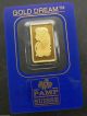 2.  5 Gram Fortuna Pamp Suisse 24k Gold Bar.  9999 225721 Gold photo 1