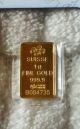 1 Gram Pamp Suisse Gold Bar.  9999 Fine (in Assay) Gold photo 2