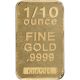 1/10 Oz.  Gold Bar - Mcm -.  9999 Fine In Assay Gold photo 2