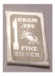 0.  1 Gram 1/10 G.  999 Fine 24k Solid Gold,  1 G Silver Bonus Cancer Bullion Bar Gold photo 1