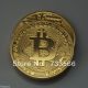 3x 1oz 24k Gold Plated Tribute Art Bitcoin Round Clads Gold photo 2