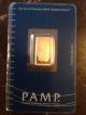 2.  5 Gram Pamp Swiss Gold Bar Certified Gold photo 2