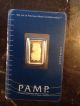 2.  5 Gram Pamp Swiss Gold Bar Certified Gold photo 7