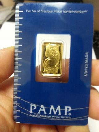 Pamp Suisse 5gm Gold Bar photo