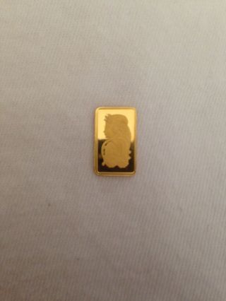 Pamp Suisse 1g Gold Bar Not In Assay photo