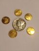 5 St.  Gauden Gold 8 - 22k Hge Minis,  1 Pre 1964 Silver Dime Gold photo 2