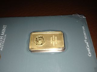 10 Gram 99.  99 Gold Bar Perth Australia In Certicard Security Case photo
