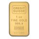 1 Oz Credit Suisse Gold Bar - In Assay - Sku 82687 Gold photo 1