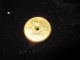 Gold 999.  9 Half Tael Round Bar Donut 18.  8 Grams 3/4 