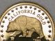 1987 Proof Gold California Golden Bear 1/10 Troy Oz.  999 Fine Gold photo 3
