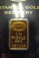 Igr 2.  5 G Gram 999.  9 24k Gold Bullion Bar Istanbul Gold Refinery W/serial Number Gold photo 3