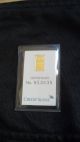 1 Gram Credit Suisse Statue Of Liberty Gold Bar (with Assay) Gold photo 1