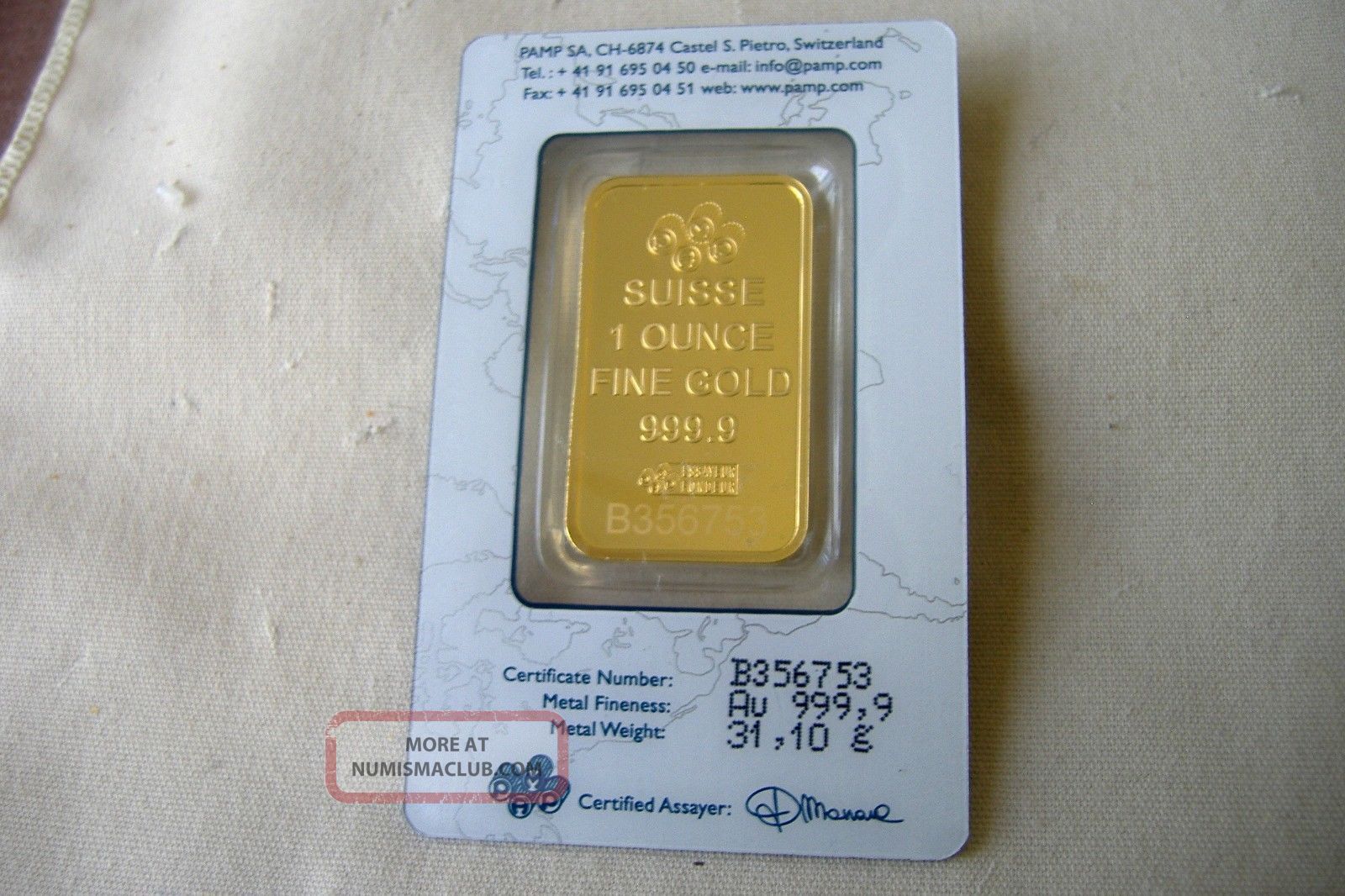 1 oz credit suisse gold bar eagle design