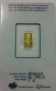 1 Gram Gold Bar Pamp Suisse.  9999 Pure Gold photo 1
