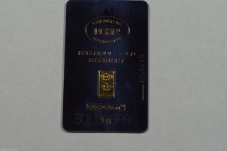 Instanbul Gold 1 Gram Bar Goldgram photo