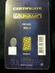 0.  5 G Gram 999.  9 24k Gold Bullion Igr Bar Lbma Certificate Gold photo 1