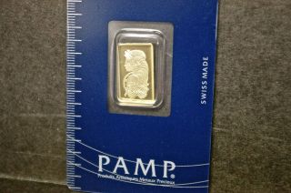 Pamp Suisse 2.  5 Grams.  9999 Gold Bar Factory photo