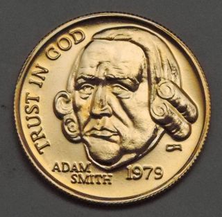 1979 Gold Standard 1/10 Oz.  Gold.  Adam Smith photo