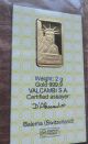2 Gram Credit Suisse Statue Of Liberty Gold Bar (w/assay) Gold photo 3