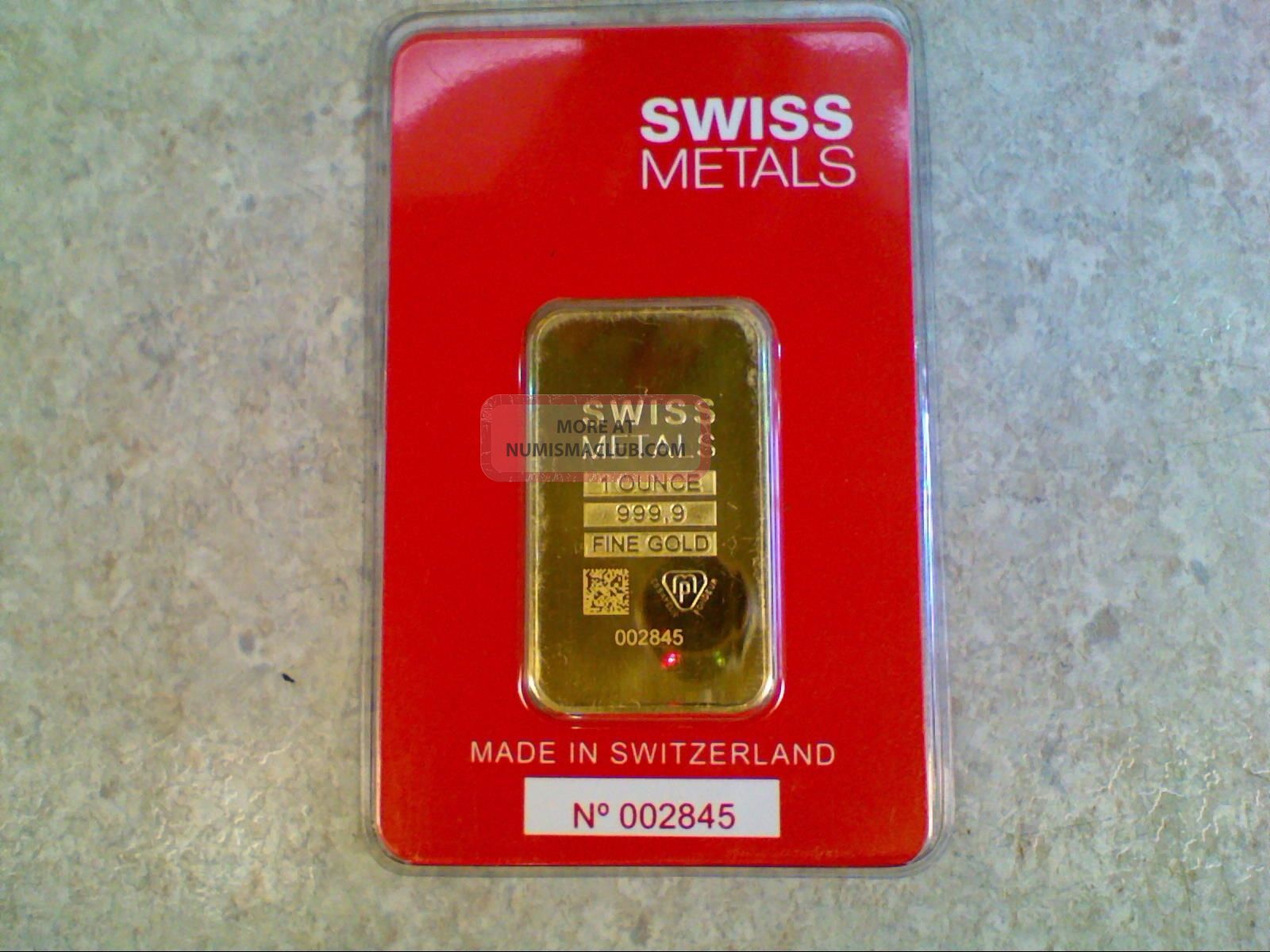 Essayeur fonduer gold bar