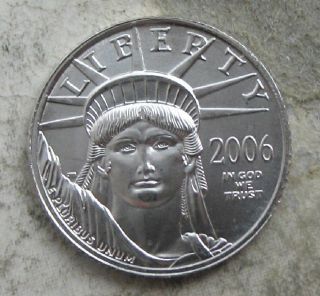 2006 Platinum 1/10th Oz American Eagle.  Gem Bu photo