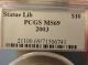 2003 Platinum 1/10th Oz Coin - - Pcgs Ms 69 - - - - - Devils 1 Day Platinum photo 1