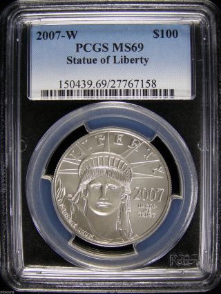 2007 - W $100 (1oz) Platinum American Eagle 