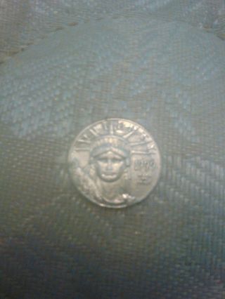 1999 $10 Liberty Platinum Coin photo