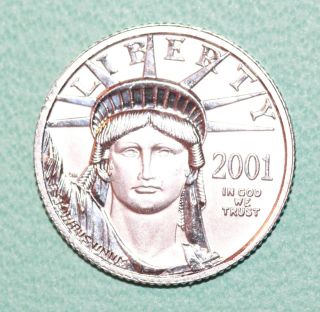 2001 United States $10 Platinum Eagle Uncirculated photo