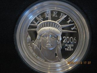 2006 American Eagle 1/2 Oz.  Platinum Proof $50 Coin photo