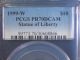 1999 - W Platinum Pcgs Pr70 Dcam Proof Eagle $10 Dollar $425,  Pop Only 258 Platinum photo 1