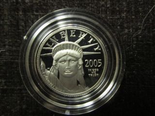 2005 American Eagle One - Tenth Ounce Proof Platinum Eagle photo