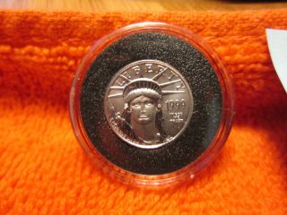 1999 American Eagle 1/10 Oz Platinum.  999 Fine Quality Coin 2 photo