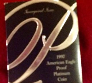 1997 $10 American Eagle Proof Platinum Coin Inaugural Issue.  First Year photo
