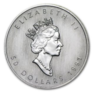 1991 1 Oz Platinum Canadian Maple Leaf Coin - Low Starting Bid photo