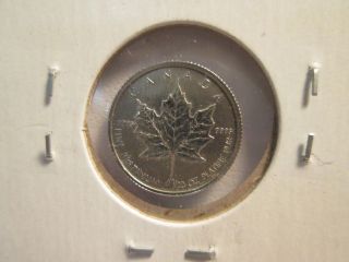1996 $1 Canadian Maple Leaf 1/20th Oz Platinum Round photo