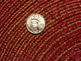 1998 - W $10 Platinum Eagle 1/10 Oz Coin photo
