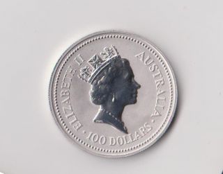 1990 1 Oz Australian Platinum Koala Coin photo