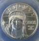 2008 $100 Platinum Eagle Statue Of Liberty Anacs Ms70 First Strike 1 Ounce Platinum photo 2