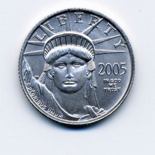 2005 Platinum Eagle $10, photo