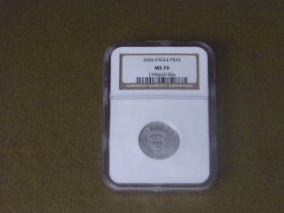 2004 1/4 Ounce American Eagle Platinum Coin - Ngc - Ms70 photo