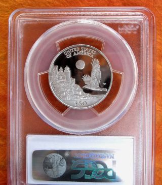 1998 - W $50 1/2oz Pcgs Pr70 Dcam Platinum Proof American Eagle Bullion Coin photo