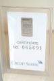 Credit Suisse 1 Gram Platinum Bar X 3 In Order (l4 - B) Platinum photo 3