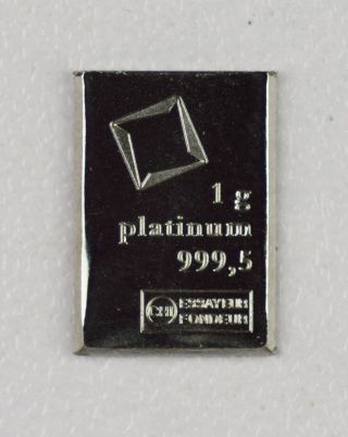 Essayeur Fondeur Chi Platinum Bar.  9995 1 Gram (6140) photo