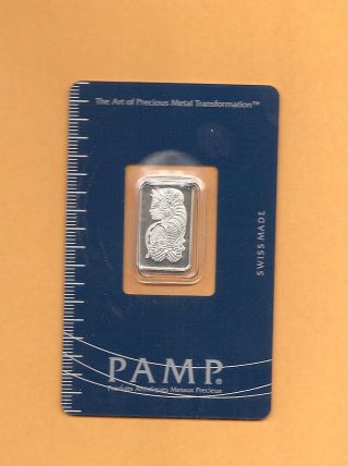 Pamp Swiss 5 Gram,  999.  5 Platinum Bar - photo