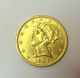 1904 $5.  00 Au - Uncirculated Liberty Head Half Eagle Gold Uncleaned Beauty Gold (Pre-1933) photo 2