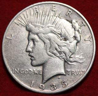 1935 - S Silver Peace Dollar photo