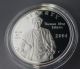 2004 - P Thomas Edison Proof Silver Dollar Commemorative Coin - Box & Commemorative photo 3