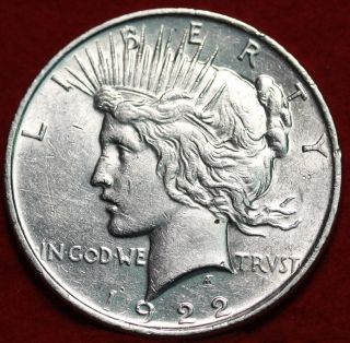 1922 Silver Peace Dollar photo
