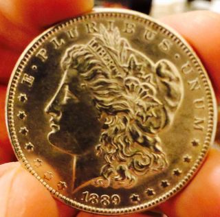1889 - P Morgan Silver Dollar/ Bu - Gem/ Unc/ Coin 1651 Blast White Gem photo